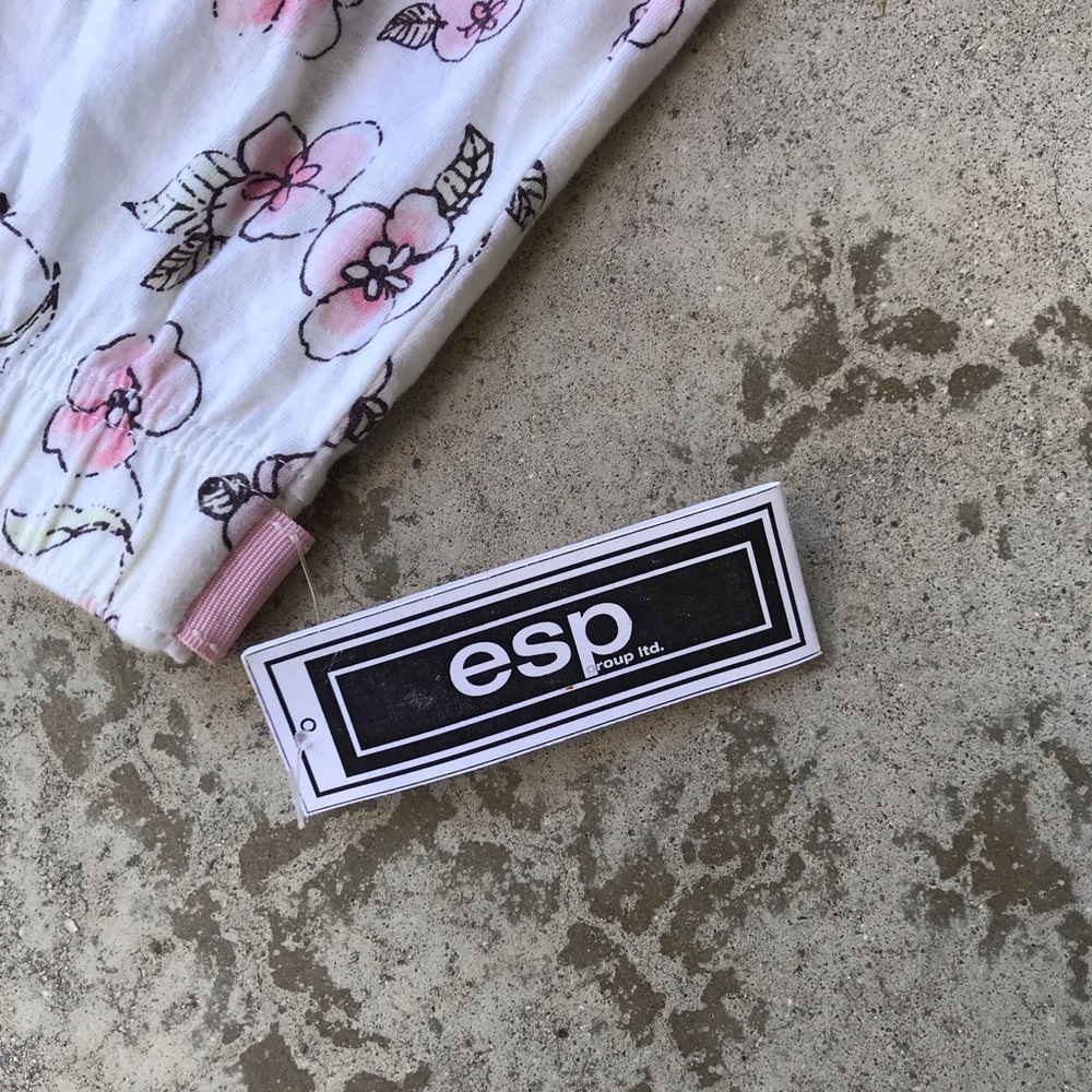 Feminine Floral Printed Knit Lounge Pants - Picture 7 of 7